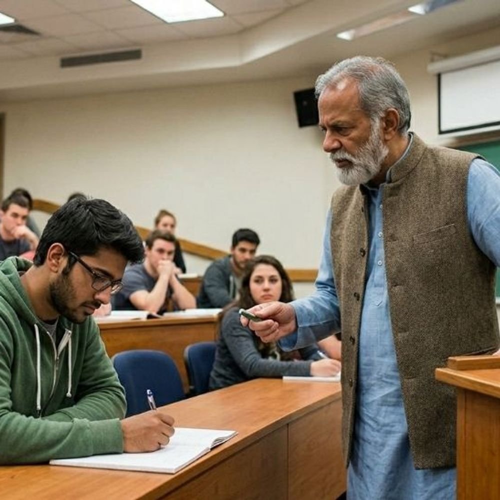 प्रोफेसर ने स्टूडेंट को आतंकी कहा:बोले ट्रम्प तुमको ले जाएगा; आरोप पीड़ित का सर्पोट करने पर अन्य छात्रों को सस्पेंड किया गया