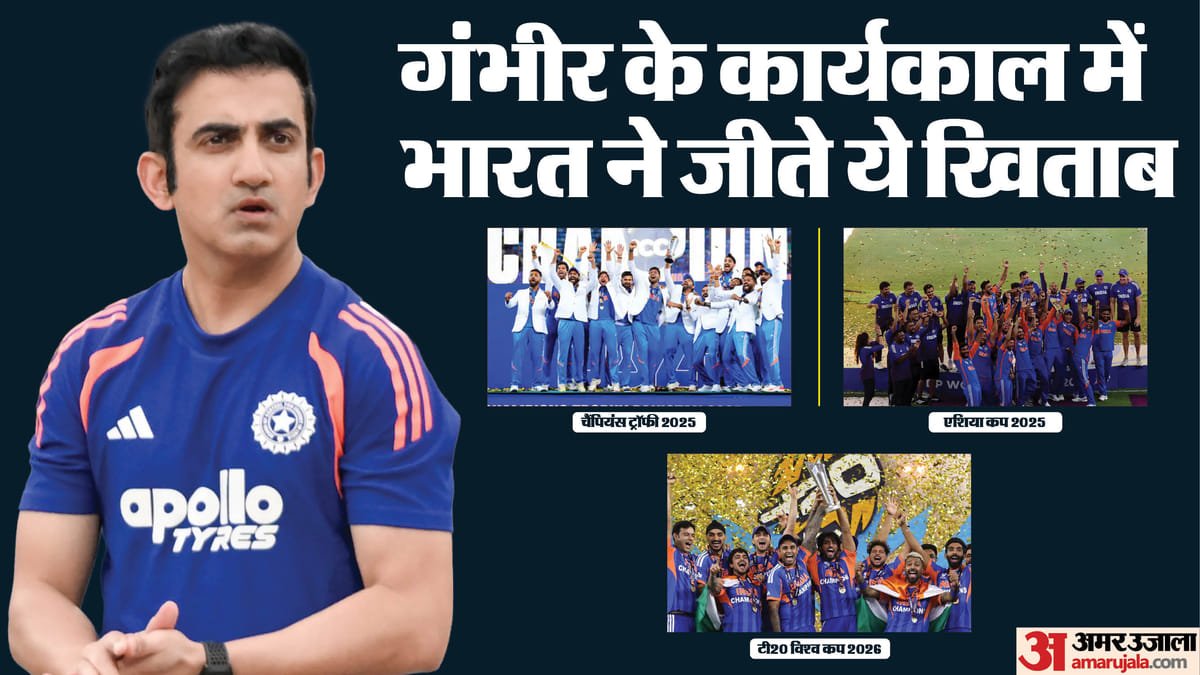 कोच के तौर पर भी चैंपियन गंभीर: दो आईसीसी ट्रॉफी दिलाने वाले पहले भारतीय कोच बने गौतम, आलोचकों को दिया जवाब