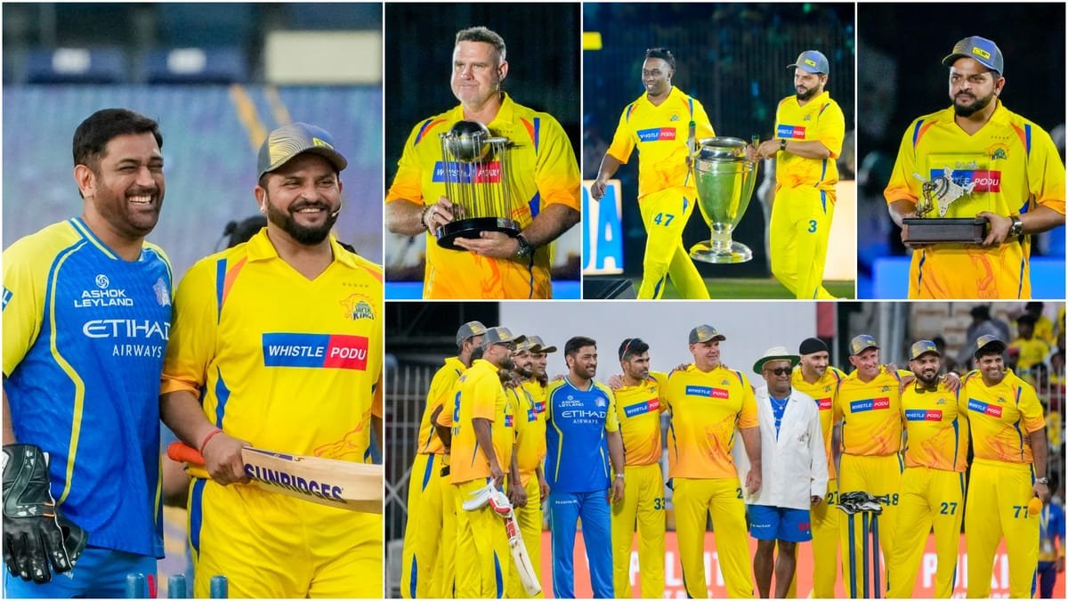 'माही माही' से गूंजा चेपॉक: रोर 2026 में धोनी ने सैमसन दुबे को किया सम्मानित, रैना हेडन हॉल ऑफ फेम में शामिल