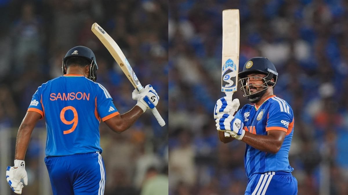 t20 wc: 'जहां मैटर बड़े होते हैं वहां सैमसन खड़े होते हैं', संजू की दमदार पारी से भारतीय प्रशंसक गदगद; रिएक्शन