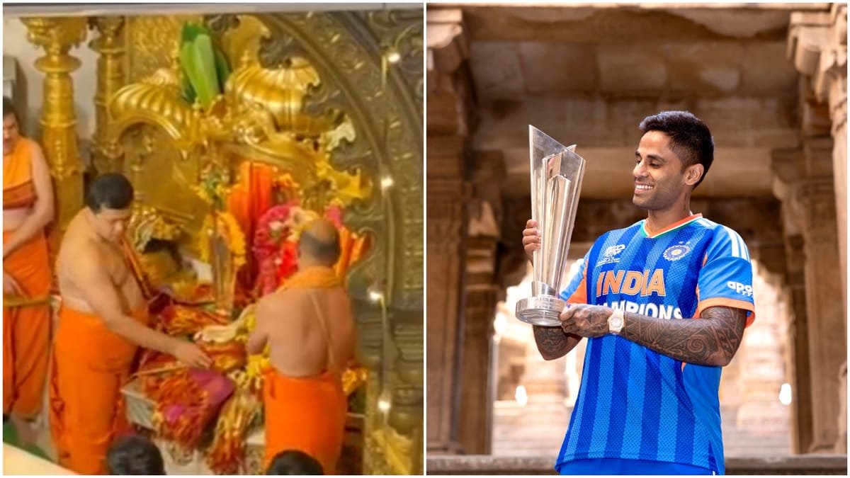 t20 wc: विश्वकप ट्रॉफी के साथ सिद्धिविनायक मंदिर पहुंचे कप्तान सूर्यकुमार और कोच गंभीर, बप्पा का लिया आशीर्वाद