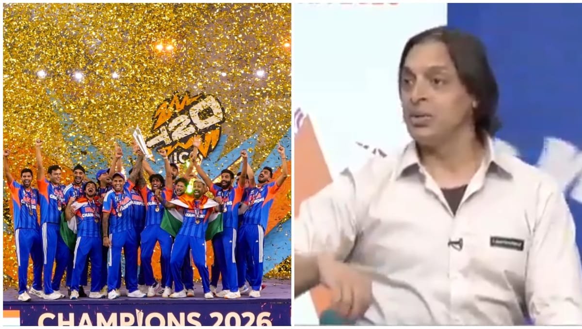 बौखलाए शोएब अख्तर का विवादित बयान: भारत की एकतरफा जीत पर कहा क्रिकेट बर्बाद हो गया; मना रहे थे कीवी टीम जीते