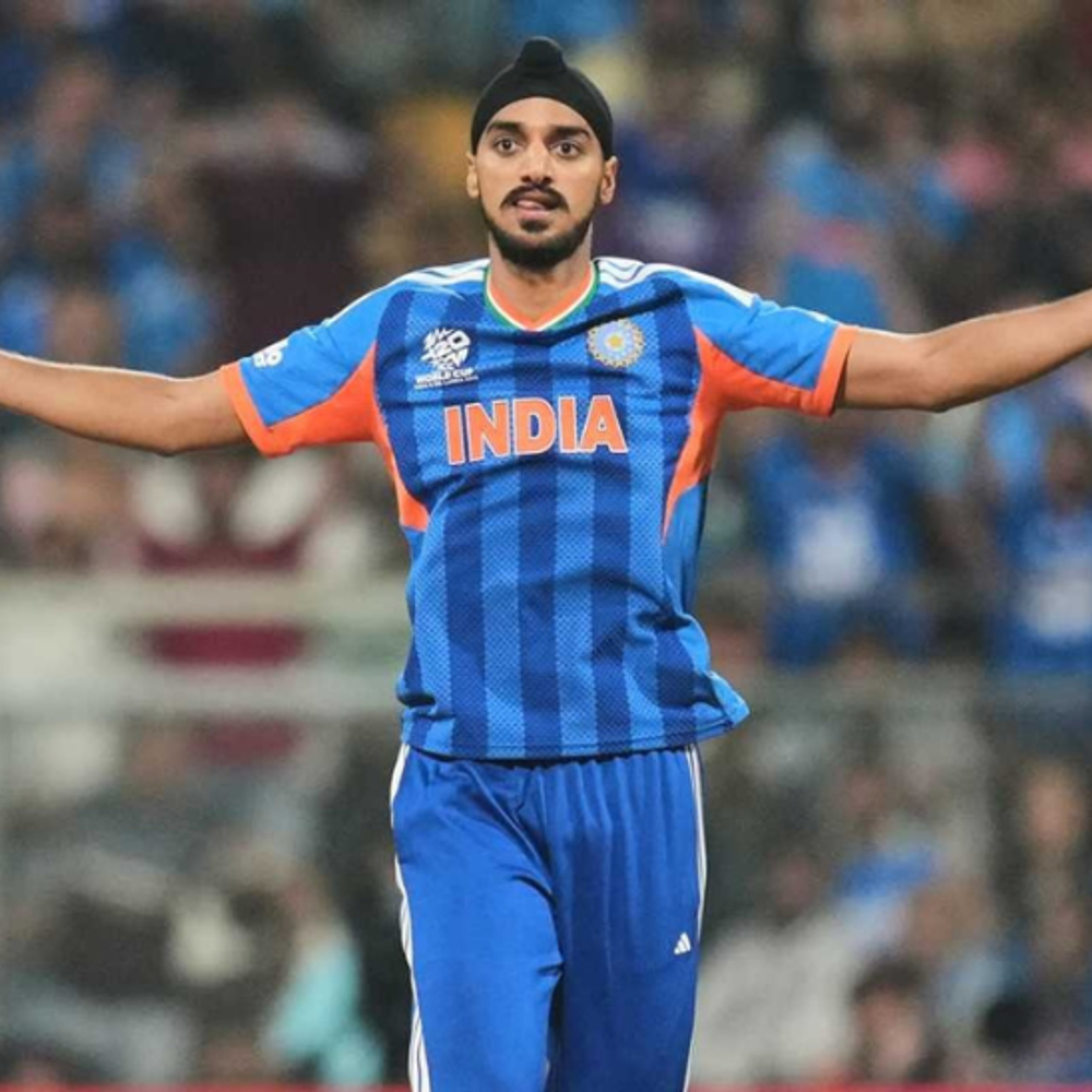 टी 20 वर्ल्डकप फाइनल में अर्शदीप पर जुर्माना:न्यूजीलैंड के मिचेल की ओर गेंद फेंकी थी; मैच फीस का 15% कटा, डिमेरिट पॉइंट भी मिला