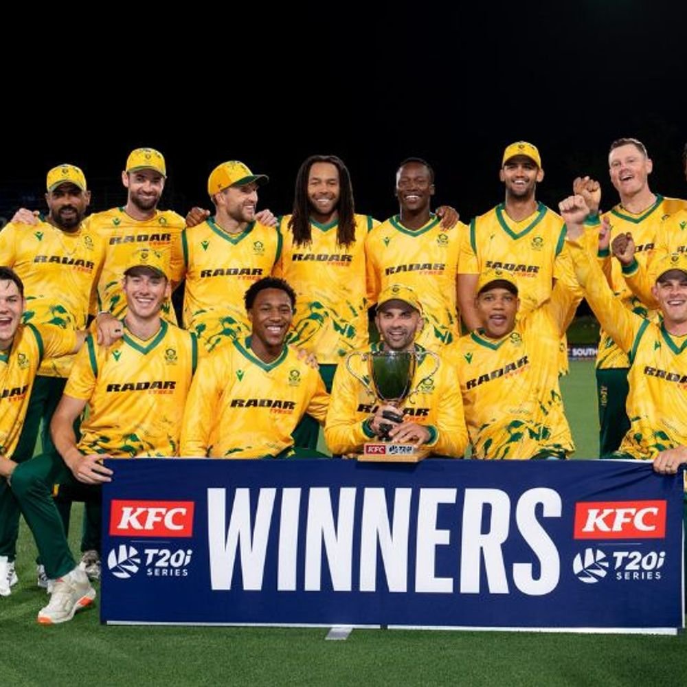 साउथ अफ्रीका ने पांचवां टी 20 मैच 33 रन से जीता:सीरीज 3 2 से अपने नाम की; न्यूजीलैंड 22 साल से नहीं हरा सकी