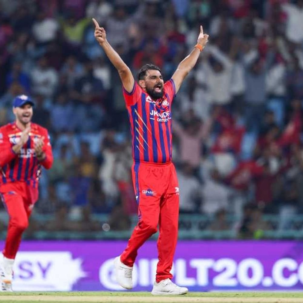 शमी ने 5वीं बार पहली बॉल पर विकेट लिया:रिजवी ने सिक्स लगाकर मैच जिताया, पंत रनआउट हुए; lsg dc मैच के मोमेंट्स रिकार्ड्स