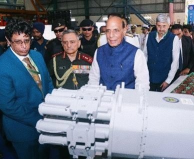 राजनाथ सिंह ने ‘लार्ज कैविटेशन टनल’ परियोजना की रखी आधारशिला