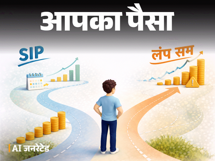 आपका पैसा sip और लंप सम में क्या बेहतर?:आपकी जरूरत के मुताबिक क्या सही, एक्सपर्ट से जानें दोनों के जोखिम और फायदे