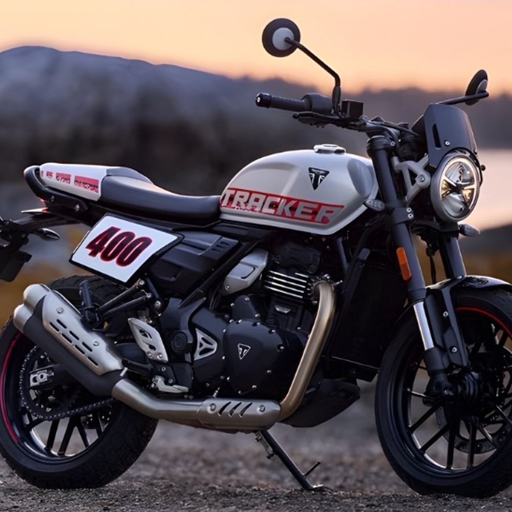 ट्रायम्फ ट्रैकर 400 भारत में लॉन्च:40hp पावरफुल बाइक में 17 इंच के अलॉय व्हील, कीमत ₹2.46 लाख