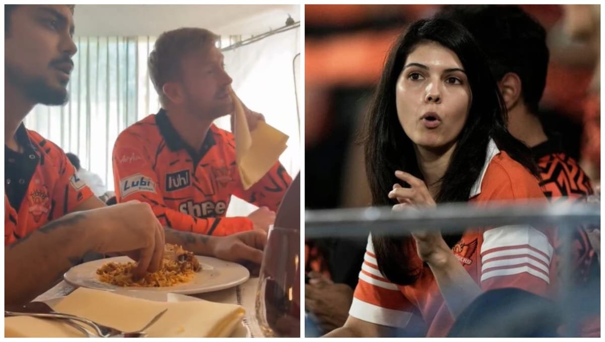 ipl 2026 video: हैदराबादी बिरयानी ने हेनरिक क्लासन को किया बेहाल, पसीना पसीना हुए तो ईशान किशन की छूटी हंसी!