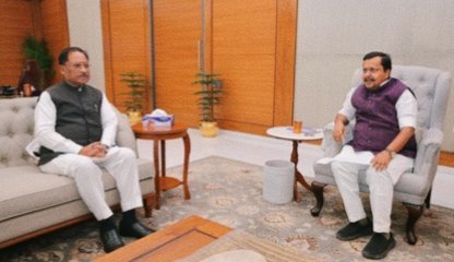 छत्तीसगढ़ के मुख्यमंत्री विष्णुदेव साय ने नितिन नबीन से की मुलाकात, संगठन और विकास पर चर्चा