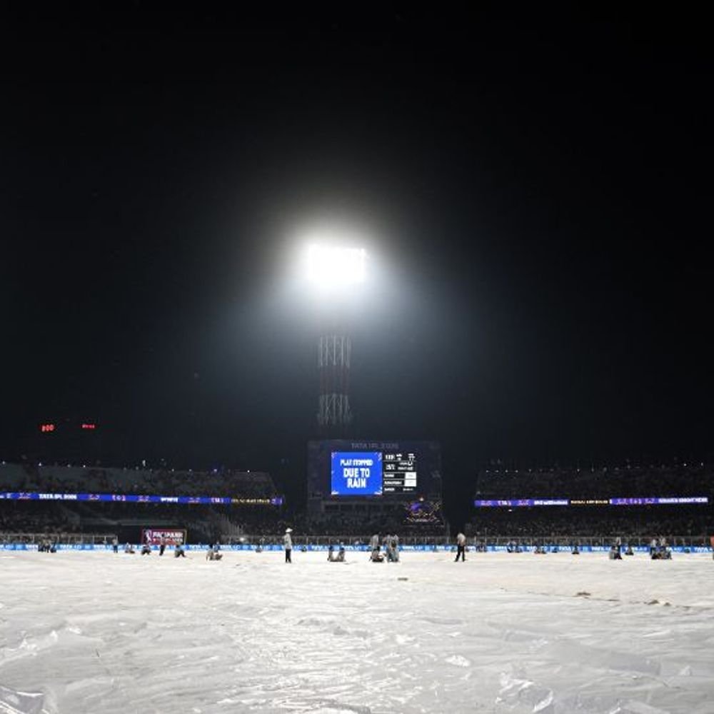 कोलकाता पंजाब मैच बारिश में धुला, ipl 2026 में पहला बेनतीजा मैच:22 गेंदें ही डाली जा सकीं, दोनों टीमों को एक एक अंक मिले