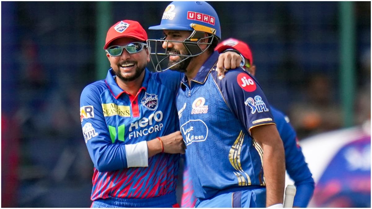 dc vs mi: रोहित शर्मा का 'माइंड गेम', कुलदीप और राहुल के साथ किया प्रैंक; बेकार गया दिल्ली कैपिटल्स का डीआरएस