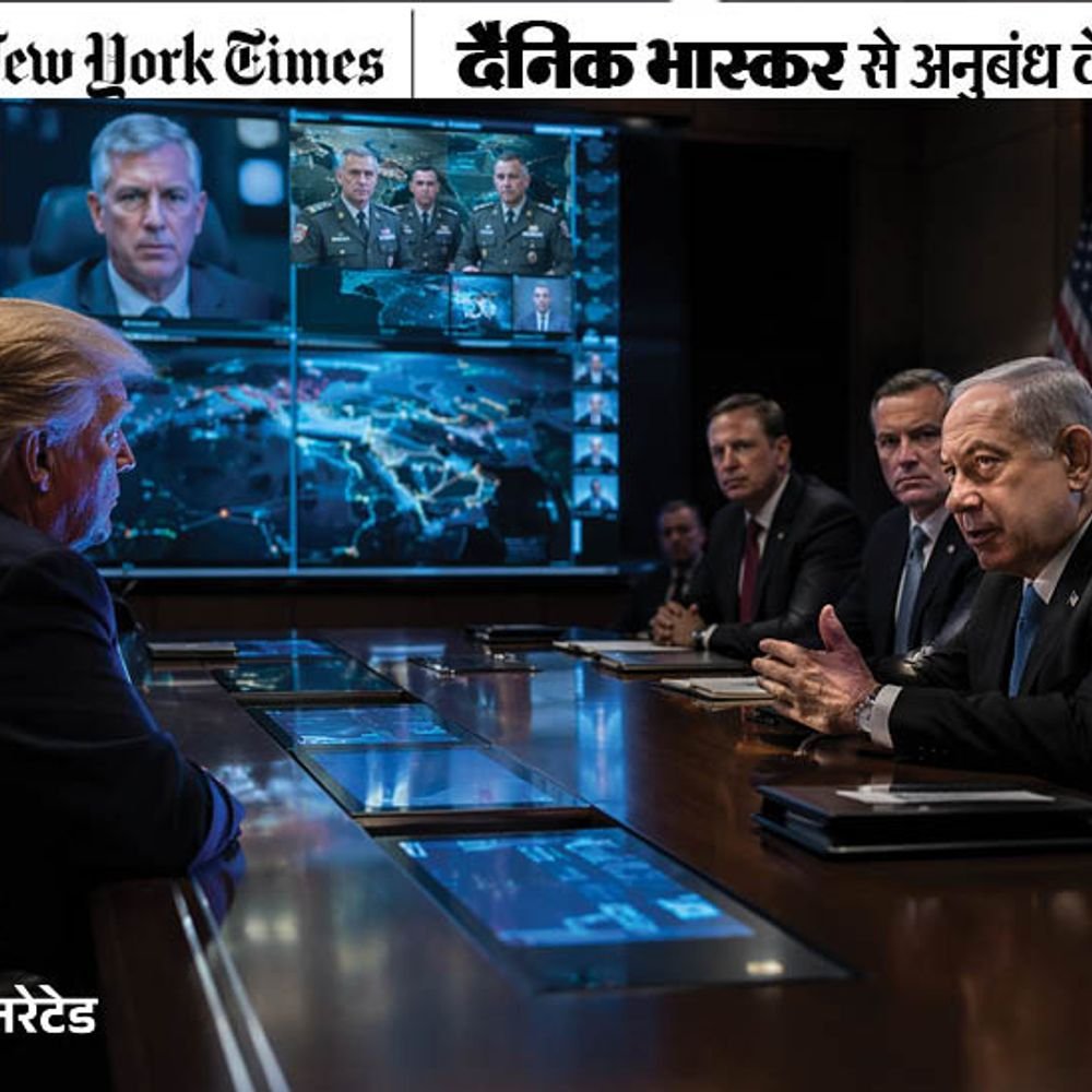 नेतन्याहू ने क्या कहा कि ट्रम्प जंग को राजी हुए:दोनों की सीक्रेट मीटिंग में हुआ फैसला, उपराष्ट्रपति वेंस हमले के खिलाफ थे