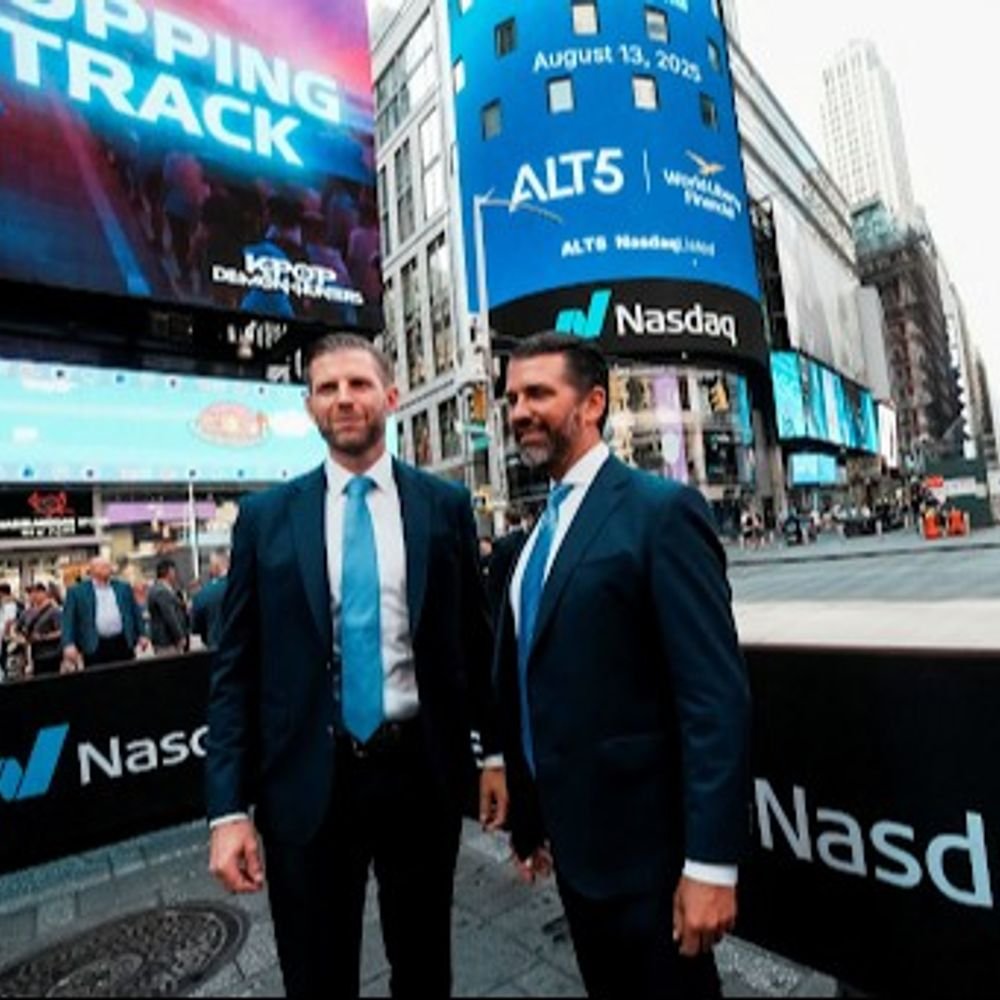 जंग के बीच पैसा बनाने में जुटे ट्रम्प के बेटे:ड्रोन बनाने वाली कंपनी से जुड़े, एक्सपर्ट बोले युद्ध से फायदा कमाने वाले पहले राष्ट्रपति