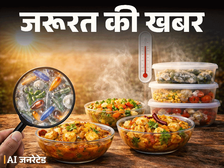 जरूरत की खबर गर्मियों में जल्दी खराब होता खाना:फूड स्टोरेज के 24 टिप्स, फूड रहेगा सेफ, स्टोर करते हुए न करें ये 10 गलतियां